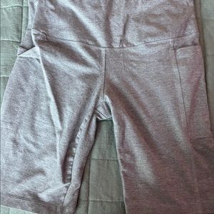 Gray biker shorts